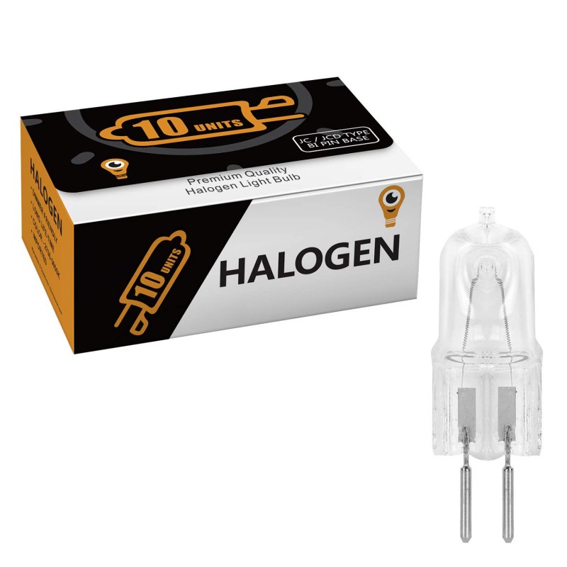 10 Pack Clear Dimmable T4 Q35 Gy6 Cl 120v Gy6 Jcd Watt 35w 120 Volt Halogen Light Bulb Electric Wax Melter Plug Oil Warmer