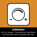 10 Pack Clear Dimmable T4 Q35 Gy6 Cl 120v Gy6 Jcd Watt 35w 120 Volt Halogen Light Bulb Electric Wax Melter Plug Oil Warmer
