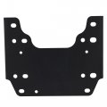Polaris Rzr Winch Mount Plate Bracket Matte Black Genuine Oem Part 5264731-458 Qty 1