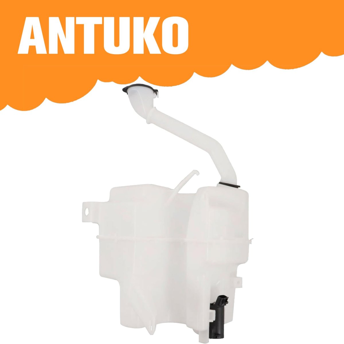 Plastic Windshield Washer Fluid Reservoir Tank No Liquid Level Sensor White Replacement For Camry 2018-2022