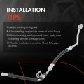 A-premium A C Liquid Line Hose Assembly Compatible With Ford Edge 2012-2014 2 0l Condenser To Evap