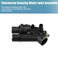 X Autohaux Lr001312 Engine Coolant Thermostat Housing Assembly For Land Rover Freelander Discovery Sport Evoque