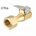 Uxcell Air Chuck 1 4 Inches Npt Female Closed Flow Straight Lock On Tire With Clip For Inflator Gauge Compressor Accessories