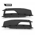 G-plus Fog Light Lamp Chrome Cover Bezel Compatible With Audi A4 S-line S4 2013-2015 Only Fit For Bumpers Not Standard Pair