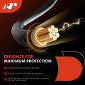 A-premium Ignition Spark Plug Wires Set Of 9 Compatible With Ford F-150 F150 F-250 F250 Bronco 1994-1996 5 0l Replace