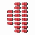 M12x1 5 Lug Nuts Set 20 Pack Rustproof Closed End Wheel For And More Red