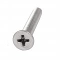 M6x50mm 316 Stainless Steel Countersunk Phillips Machine Screws Fasteners 8 Pcs