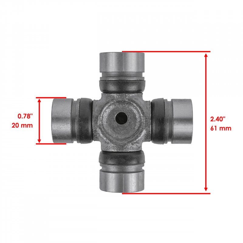 Rear Drive Shaft Yoke Propeller With U Joint For Yamaha Big Bear 400 Yfm400fb 4x4 Irs Part Numbers 4s1-46108-01-00