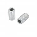 Uxcell Lamp Pipe Nipple M6 Thread 10mm Length Hollows Repair Part Hardware For Lamp Lights Zinc Plated Silver Tone Pack Of 20