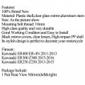 Topteng Motorcycle 5mm Rear Mirror Side View Rearview Fits For Kawasaki Ninja 250r Ex250 2008-2013