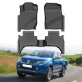 Cartist Floor Mats For Mitsubishi L200 2014-2018 All Weather Liners Accessories Heavy Duty Tpe Car 