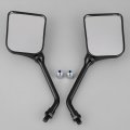 1 Pair Side Rearview Mirror With M10 Adapter Screw Compatible For Suzuki King Quad 300 400 500 750 Ozark 250