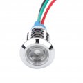 4 Sets Common Anode Round Leds 10mm Prea Wired 2a Color Lights Waterproof Indicator Light 3-6v Red And Green