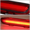 Auto Dynasty 3d Led Bar Third Red Lens 3rd Tail Brake Light Rear Center Stop Lamp Compatible With Dodge Charger Lx 06-10