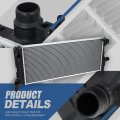 Auto Dynasty Dpi 13544 Factory Style 1-row Cooling Radiator Compatible With Mini Cooper Hatchback S 2 0l 2014-2018 Aluminum