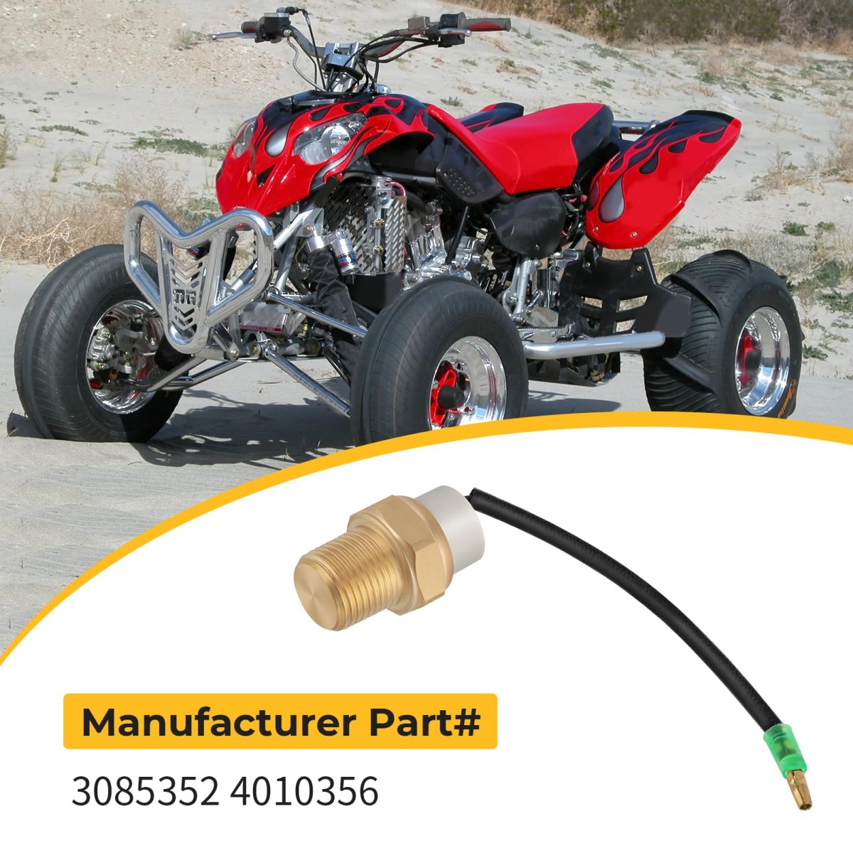 Thermostat Water Pump Switch Sensor For Polaris Atv Utv Sportsman Magnum Ranger Xpedition 325 400 425 455 500 4x4 6x6 600 700