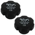 2 Pcs Fc208 12573337 Oil Filler Cap For Buick Lucerne Cadillac Chevrolet Gmc Hummer Isuzu Engine Fill Replacement