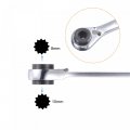 Uxcell 4 In 1 Reversible Ratcheting Wrench 8-10-12-14mm 12 Point Double Box End 72 Teeth Metric Cr-v