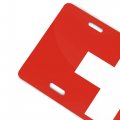 Swiss Flag License Plate 6 X 12 Inch Novelty Car Front Decorative Signs