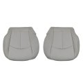 Gray Front Driver Passenger Side Bottom Perforated Leather Replacement Seat Covers For Mercedes Benz E63 E280 E300 E320 E350 
