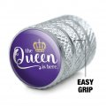 The Queen Is Here Crown Royalty Tire Rim Wheel Aluminum Valve Stem Caps