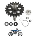 Water Pump Impeller Shaft Gear Kit 5xc-12459-00-00 Replacement For 2001-2013 Yz250f 