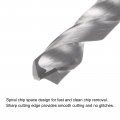Uxcell Solid Carbide Drill Bits 4 7mm C2 K20 Tungsten Jobber Straight Shank Drilling Tool For Stainless Steel Aluminum Iron