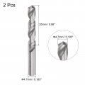 Uxcell Solid Carbide Drill Bits 4 7mm C2 K20 Tungsten Jobber Straight Shank Drilling Tool For Stainless Steel Aluminum Iron