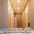 Vinaco Par38 Flood Llight Bulbs 4 Pack High Output Halogen Light 100w 120v Dimmable Cri100 Warm White 2800k Bulb With E26 Base