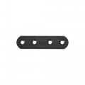 Uxcell Flat Straight Brace Repair Plate 78 X 20 3mm Iron Fixing Mending Bracket Connector Black For Furniture Shelf Cabinet 4
