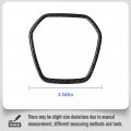 Carbon Fiber Steering Wheel Logo Cover For C8 Corvette Z51 Z06 Z07 Stingray Coupe Convertible 2020 2021 2022 2023 Frame Trim