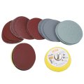 Glass Polishing Kit With Cerium Oxide Powder Felt Wheels Pads Abrasive Discs For Windscreen Windows Scratch Removal 230g Set