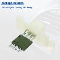 Acropix Blower Motor Resistor Replacement Fit For Ford Transit Pack Of 1 White Silver Tone Green