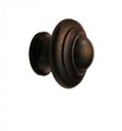 Wrought Iron Cabinet Knob Black Round 1-1 8 Dia Renovator S Supply 
