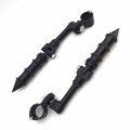 Xkh Group Motorcycle Black Peg Mounting Kit With Bamboo Style Foot For Bike Equipped 1 Inch 25mm Front Engine Guard Frame Tube