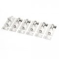 A 5cm Long Stainless Steel Door Security Latch Slide Lock Bolt 6 Pcs 