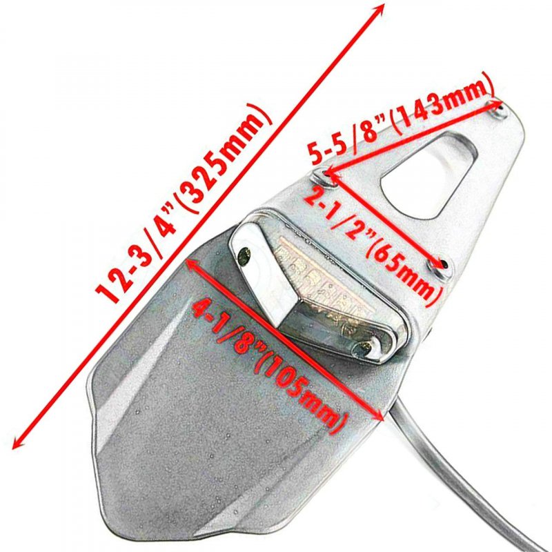 Universal Rear Fender Mount Led Brake Tail Light Lamp For Honda Yamaha Xt660r Xt660x Xt250 Yz250f Yz450f Custom Off-road