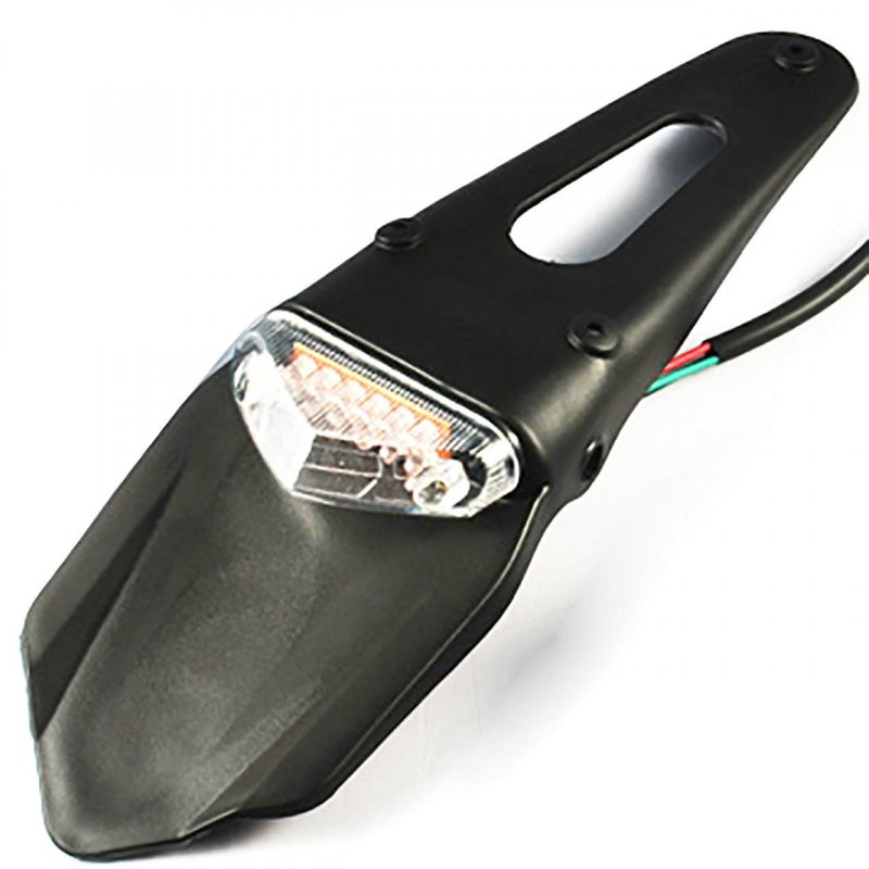 Universal Rear Fender Mount Led Brake Tail Light Lamp For Honda Yamaha Xt660r Xt660x Xt250 Yz250f Yz450f Custom Off-road