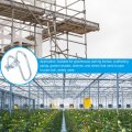 Uxcell Cross-connector Vertical Pipe Clip 8pcs Fit 1 25mm To 1-5 8 42mm Crossover Buckle Steel Cross Clamp For Greenhouse