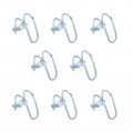 Uxcell Cross-connector Vertical Pipe Clip 8pcs Fit 1 25mm To 1-5 8 42mm Crossover Buckle Steel Cross Clamp For Greenhouse