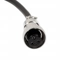 Uxcell Gx12 2m Joint Type 3 Pin Female Aviation Socket Connector Electrical Cable