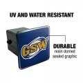 Georgia Southwestern State University Primary Logo Tow Trailer Hitch Cover Plug Insert 2