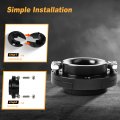 Wiring Harness Billet Firewall Pass Through For Holley Terminator X With 1 2 Diameter Center Holes Black