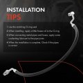 A-premium A C Discharge Line Hose Assembly Compatible With Audi Q5 2018-2019 2020 Phev 2 0l Compressor To Condenser