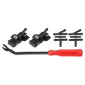 9pcs Front Windshield Wiper Washer Nozzle Spray Jet Kit 85381-12300 For Toyota Corolla Altis E140 2007-2013 Camry Xv40