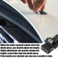 9pcs Front Windshield Wiper Washer Nozzle Spray Jet Kit 85381-12300 For Toyota Corolla Altis E140 2007-2013 Camry Xv40