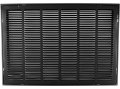 30 X 18 Steel Return Air Filter Grille For 1 Easy Plastic Tabs Removable Face Door Hvac Duct Cover Flat Stamped Black Outer 