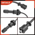 A-premium Ignition Spark Plug Wires Set Of 2 Compatible With Hyundai Santa Fe001-2004 Sonata 1999-2005 Kia Optima 2001-2005