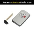 Key Shell Caseless Entry Remote Key Fob Replacement For Toyota Avalon 2005-2006 4 Buttons Hyq14aaf