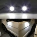 Moforkit Side Mirror Puddle Led Lights Smoke Lens For Dodge Ram 1500 2500 3500 2010 To 2017 White 